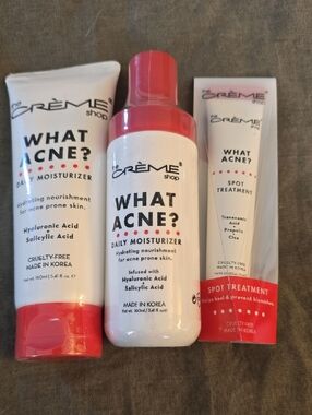 The CRÈME shop What Acne? Daily Moisturizer NWT